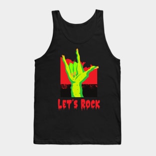 Let´s Rock Costumes für  Rockers and musicians Tank Top